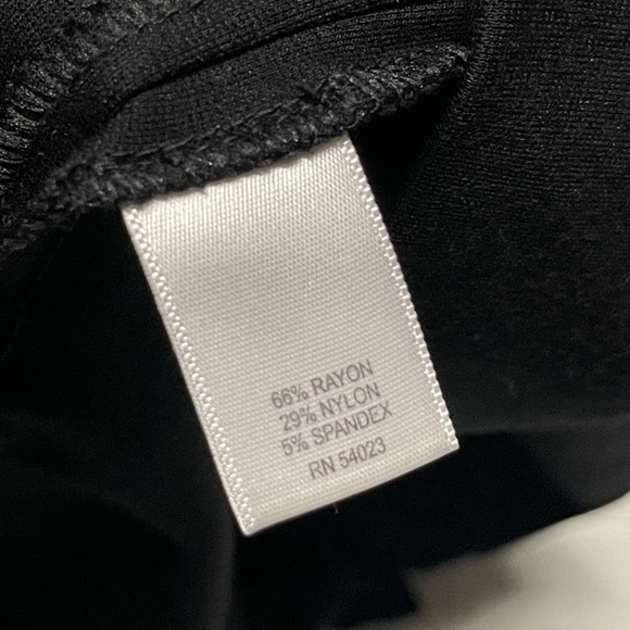 Banana Republic V-Neck Black Zipper Accent Short Sleeve Dress Size 4 - Picture 9 of 13